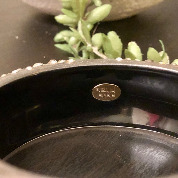 Alexis Bittar Faux Pearl Lucite & Crystal Bangle - Picture 5 of 5